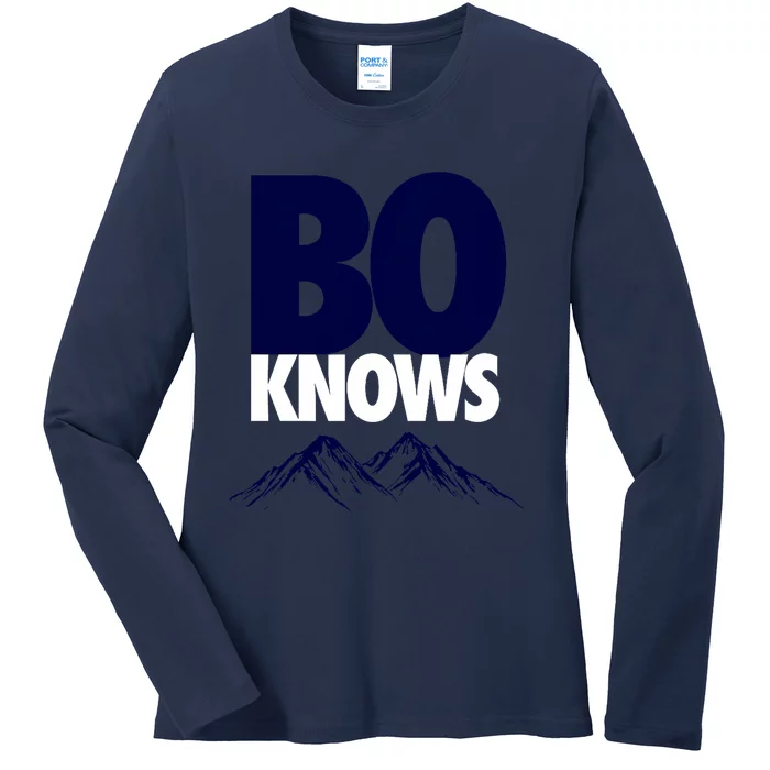 Bo Knows Denver Bo Knows Merch Ladies Long Sleeve Shirt