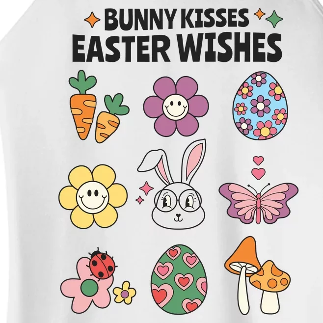 Bunny Kisses Easter Wishes Women’s Perfect Tri Rocker Tank