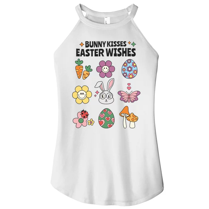 Bunny Kisses Easter Wishes Women’s Perfect Tri Rocker Tank