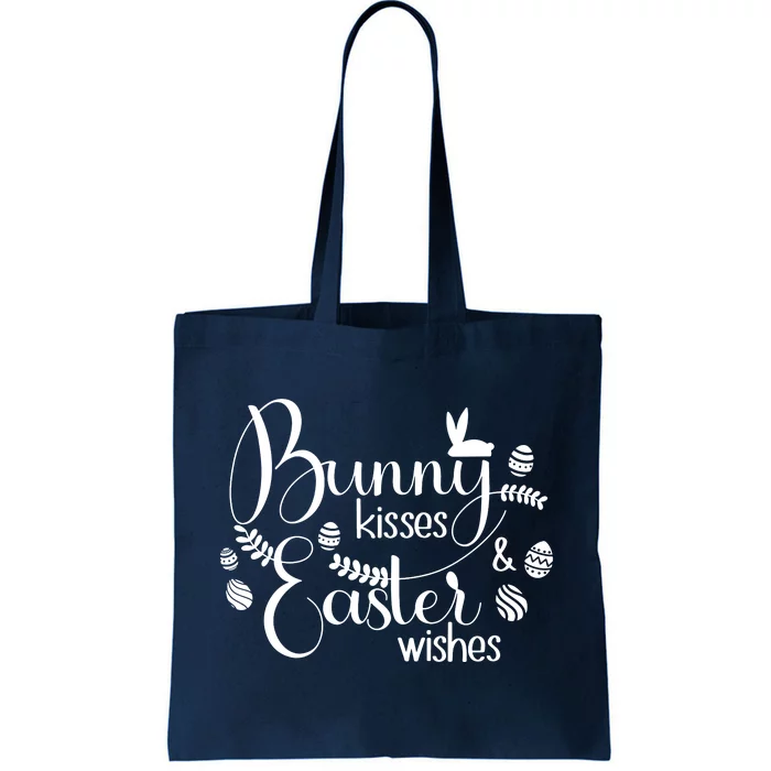 Bunny Kisses Easter Wishes Tote Bag