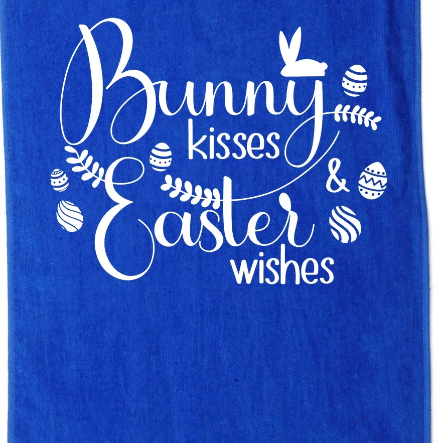 Bunny Kisses Easter Wishes Platinum Collection Golf Towel