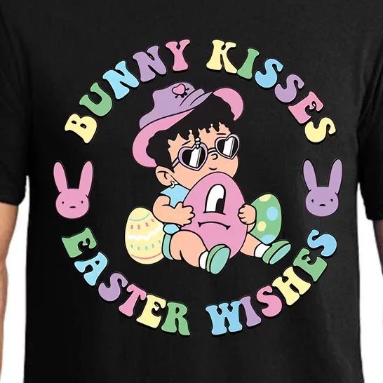 Bunny Kisses Easter Wishes Happy Easter Bad Fun Bunny Easter Day Pajama Set