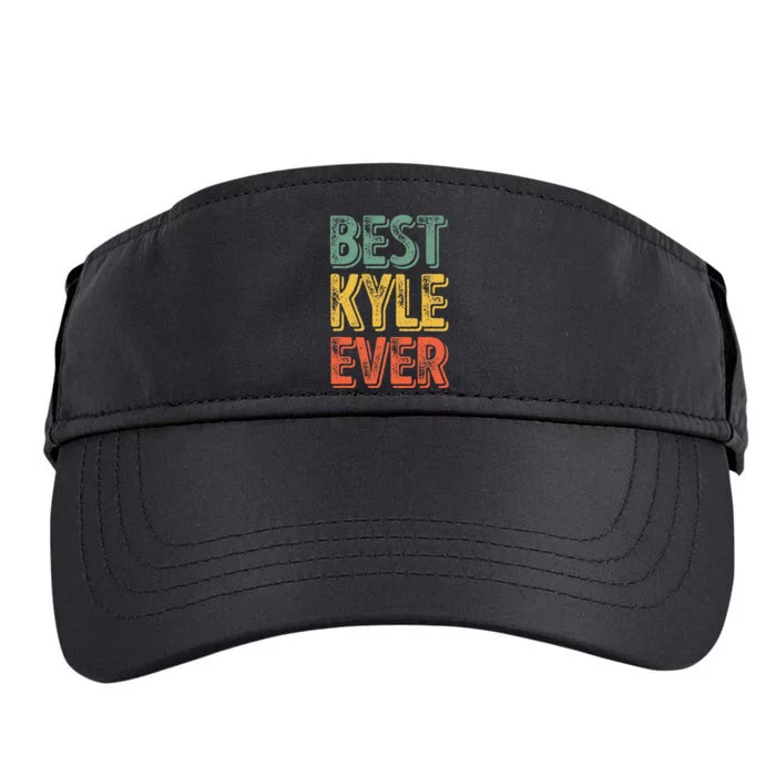 Best Kyle Ever Funny Personalized First Name Kyle Adult Drive Performance Visor