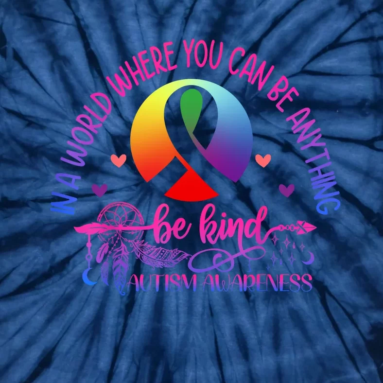 Be Kind For Autism Awareness Tie-Dye T-Shirt