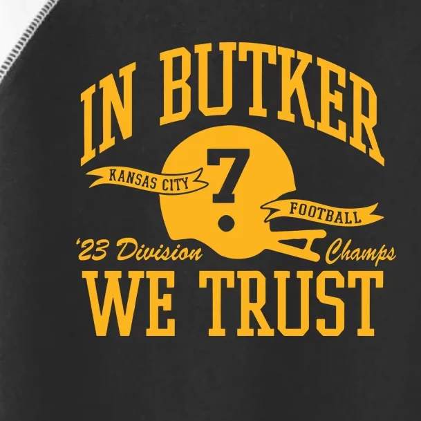 Butker Kc Football Toddler Fine Jersey T-Shirt