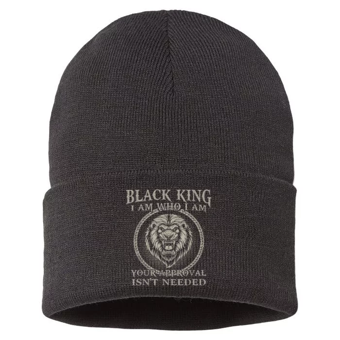 BLACK KING FOR AFRICAN AMERICAN Sustainable Knit Beanie