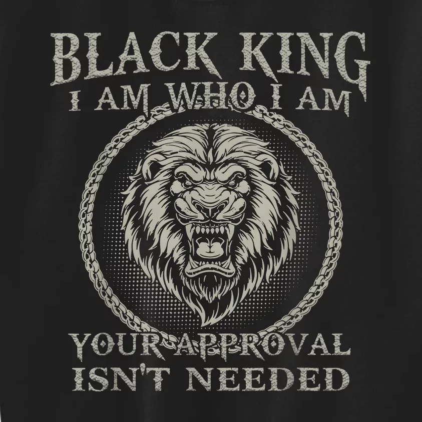 BLACK KING FOR AFRICAN AMERICAN Kids Sweatshirt