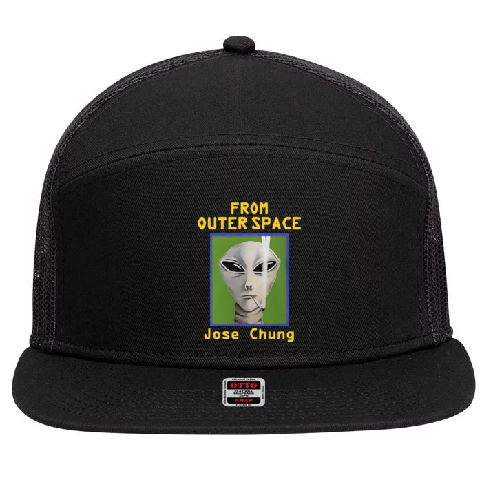 Brian Kemm From Outer Space Jose Chung 7 Panel Mesh Trucker Snapback Hat