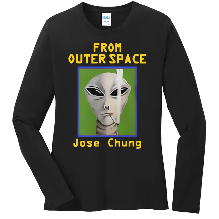 Brian Kemm From Outer Space Jose Chung Ladies Long Sleeve Shirt