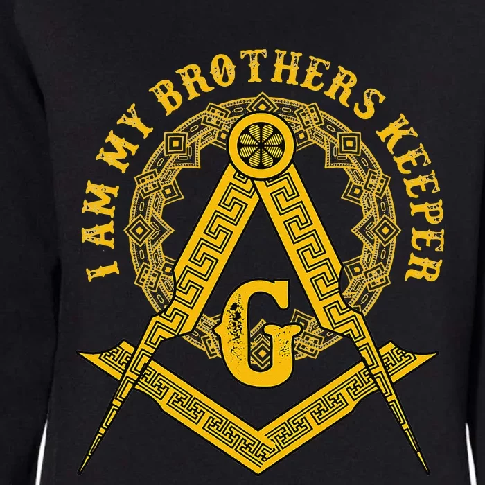 Brother Keeper Family Mason Illuminati Sign Occult Gift Womens California Wash Sweatshirt