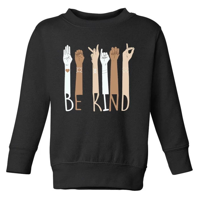 Be kind for Unity day Toddler Sweatshirt