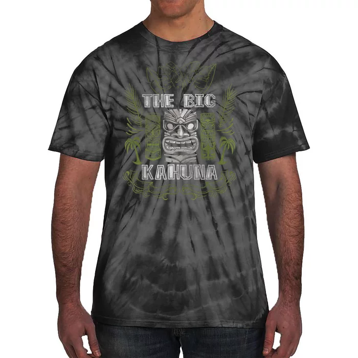 Big Kahuna Funny Hawaiian Luau Outfit Funny Luau Tie-Dye T-Shirt