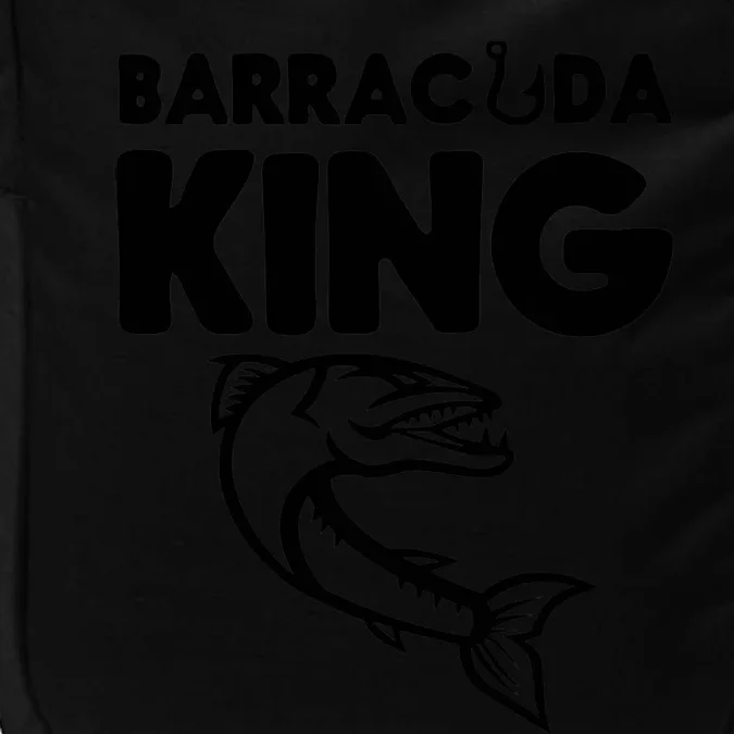 Barracuda King Funny Deep Sea Fishing Impact Tech Backpack