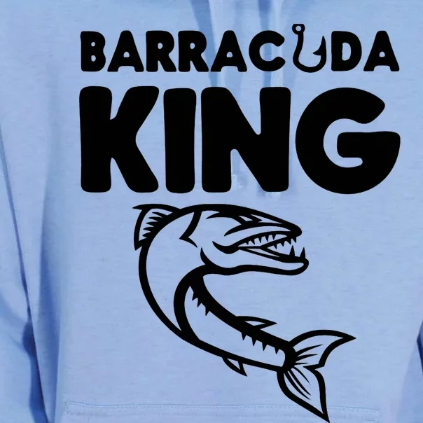 Barracuda King Funny Deep Sea Fishing Unisex Surf Hoodie