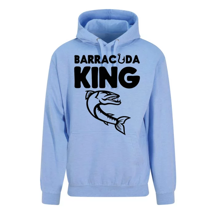 Barracuda King Funny Deep Sea Fishing Unisex Surf Hoodie