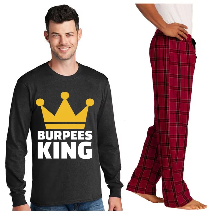 Burpees King Gift Long Sleeve Pajama Set