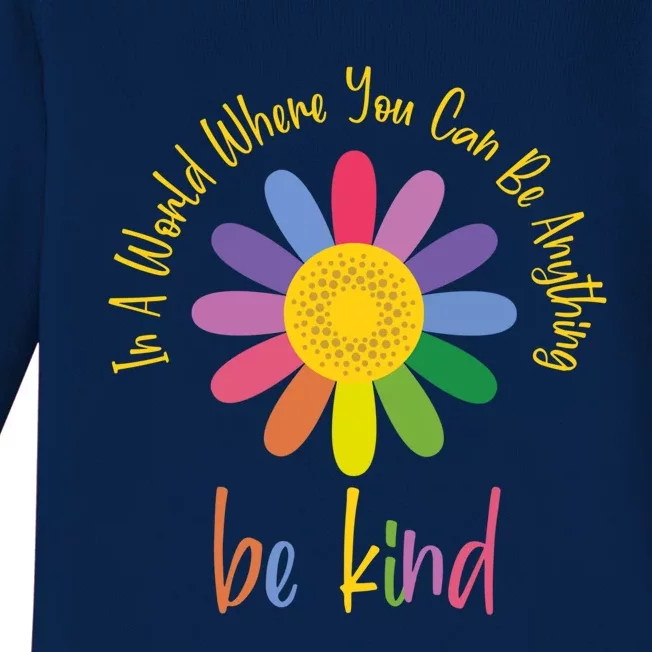 Be Kind Gift Idea Love Your Neighbor World Kindness Day Gift Baby Long Sleeve Bodysuit