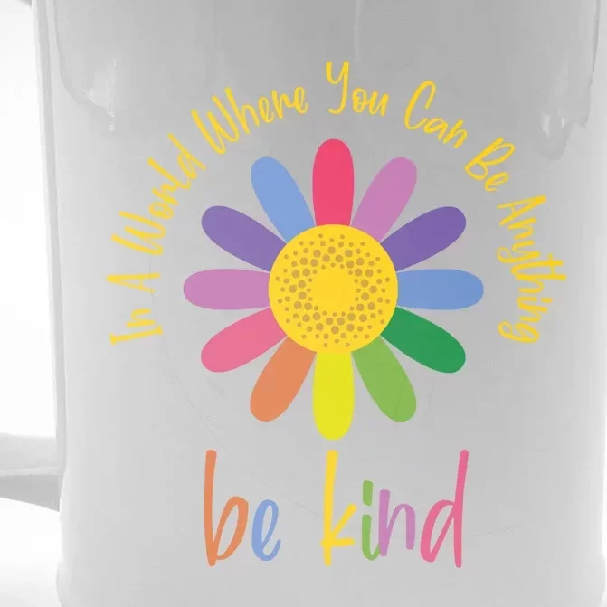 Be Kind Gift Idea Love Your Neighbor World Kindness Day Gift Front & Back Beer Stein