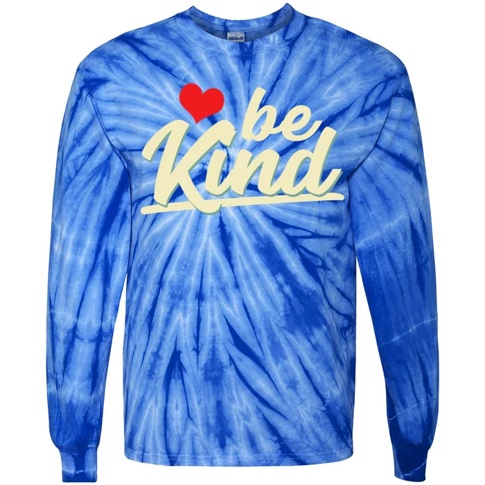 Be Kind Graphic Cute Gift Tie-Dye Long Sleeve Shirt