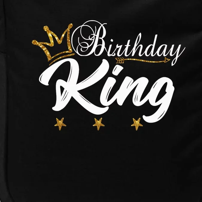 Birthday King Gold Crown For Boy And Impact Tech Backpack