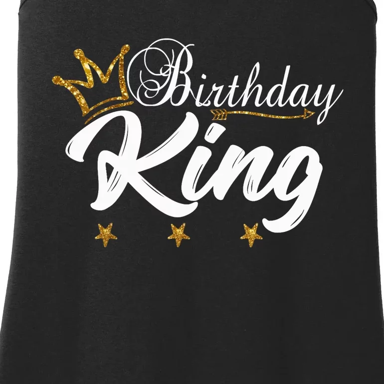 Birthday King Gold Crown For Boy And Ladies Essential Tank