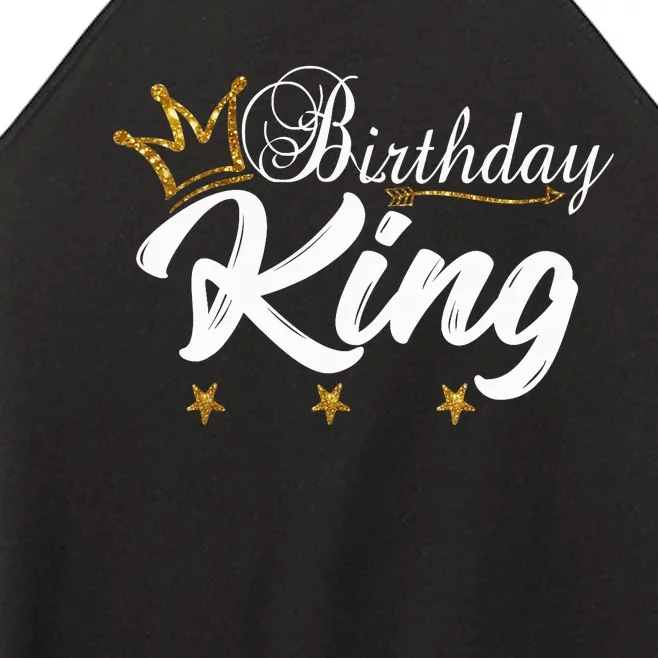 Birthday King Gold Crown For Boy And Women’s Perfect Tri Rocker Tank