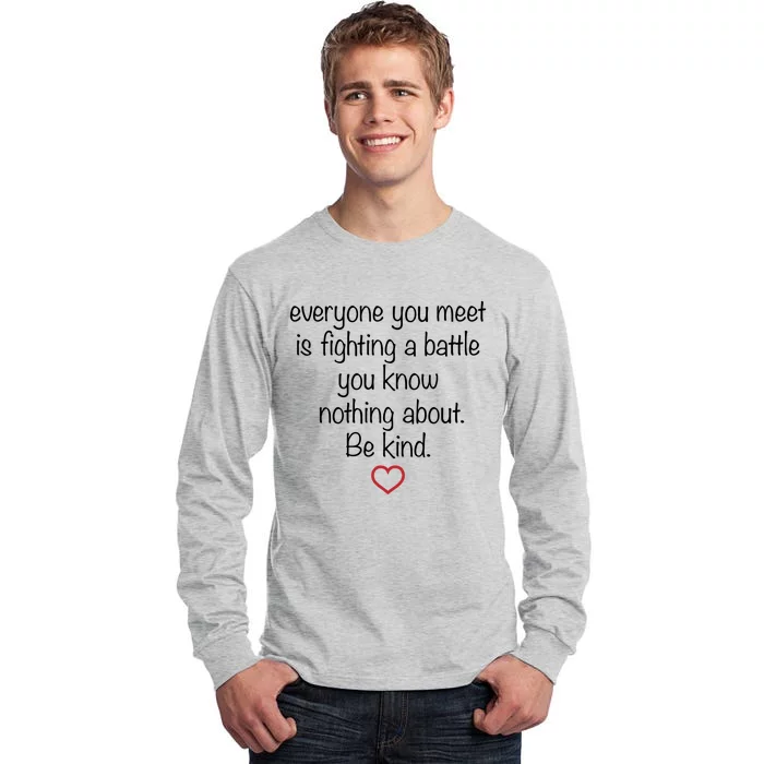 Be Kind Gift Tall Long Sleeve T-Shirt