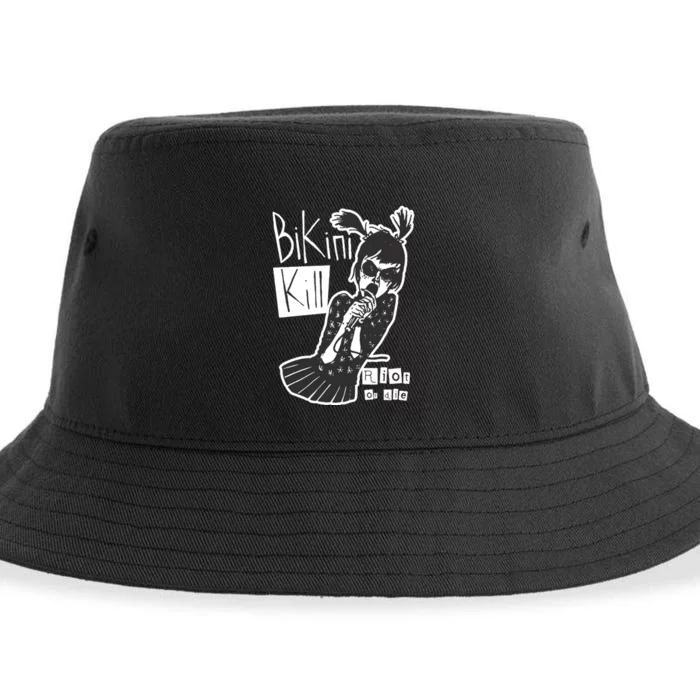 Bikini Kill Girl Funny Girl Power Sustainable Bucket Hat