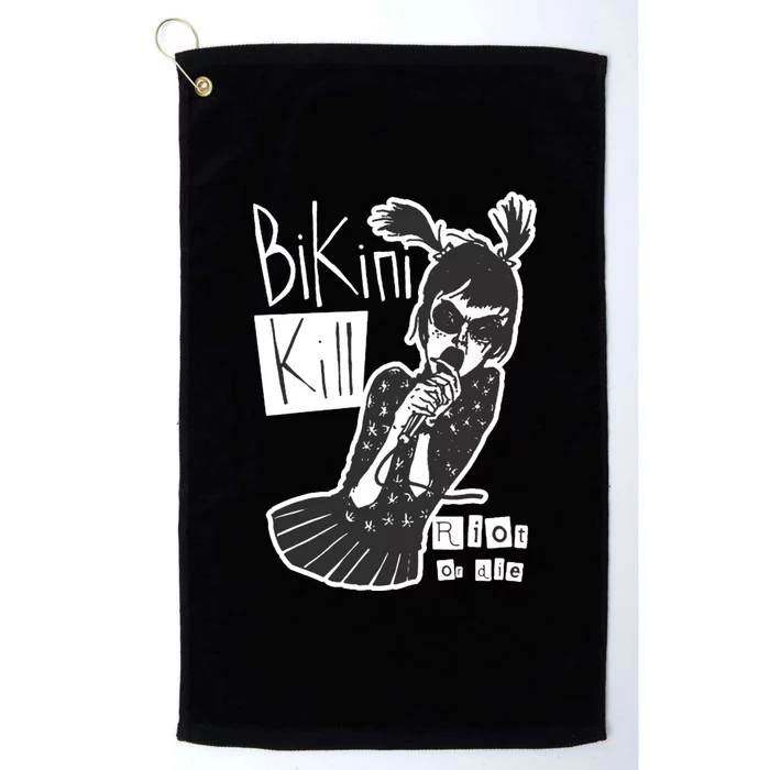 Bikini Kill Girl Funny Girl Power Platinum Collection Golf Towel