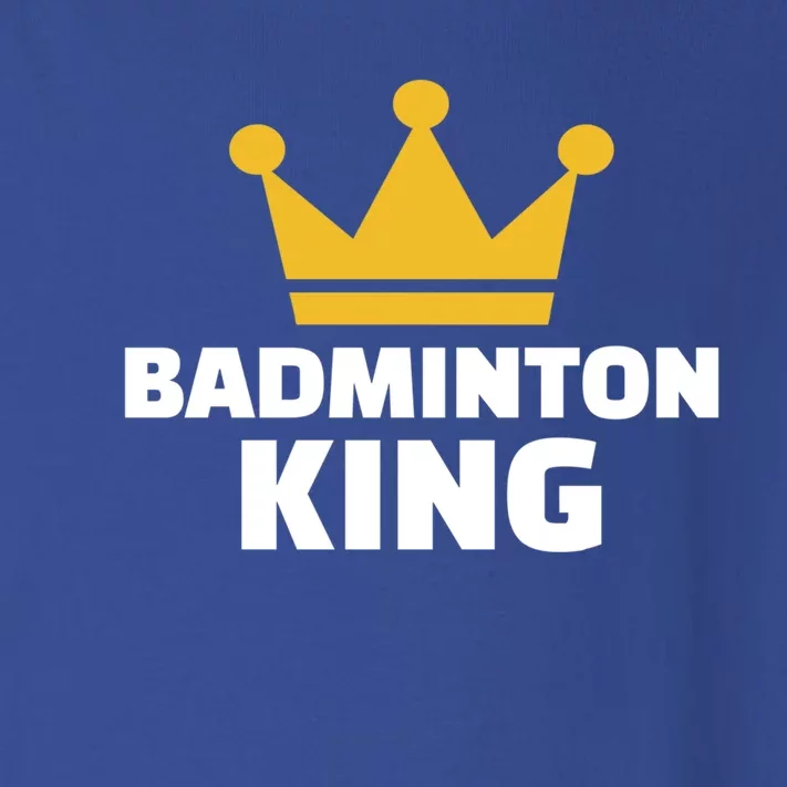 Badminton King Gift Toddler Long Sleeve Shirt