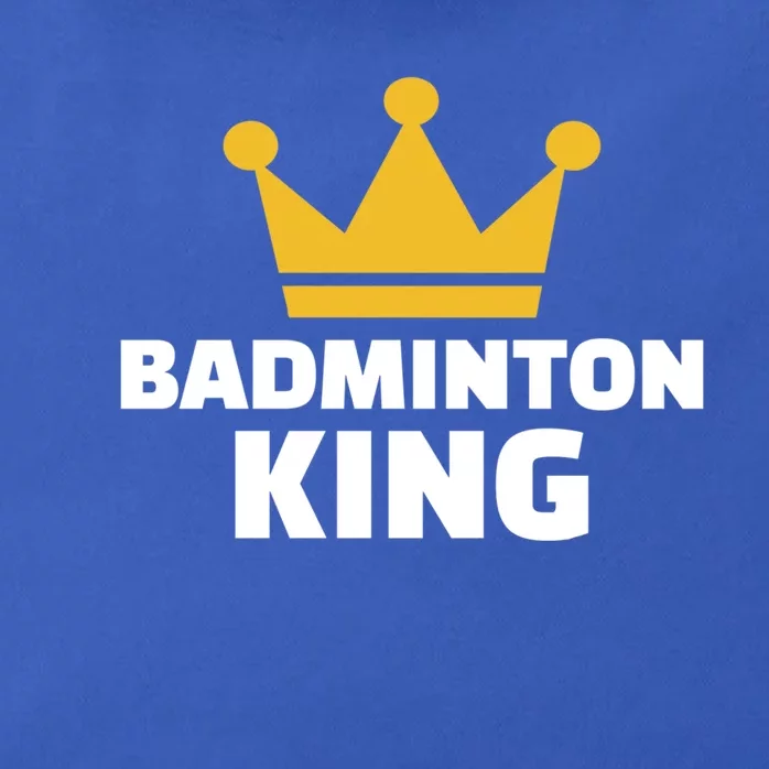 Badminton King Gift Zip Tote Bag