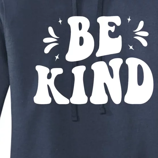 Be Kind Groovy Unity Day Orange 2024 Anti Bullying Women's Pullover Hoodie