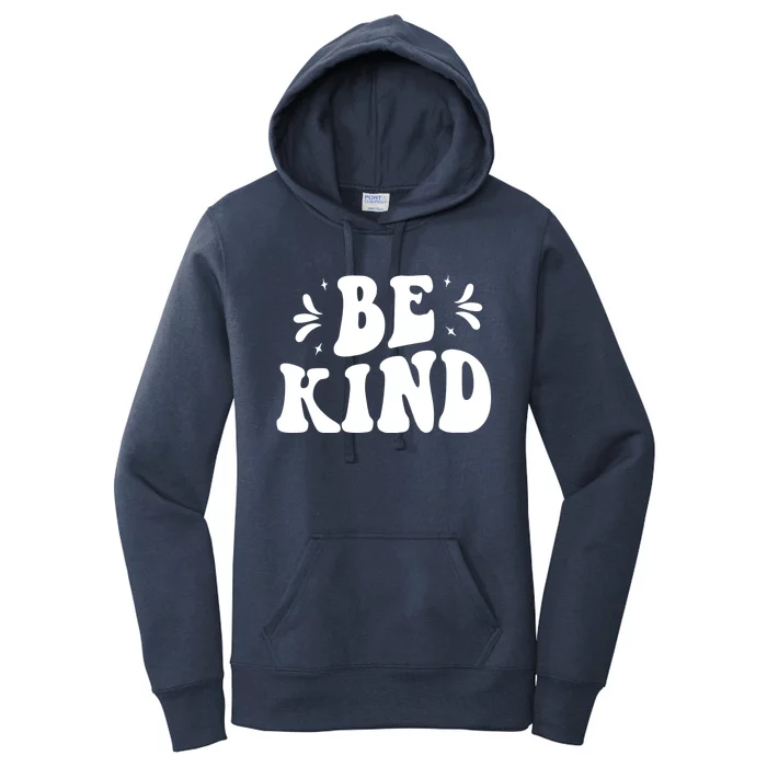 Be Kind Groovy Unity Day Orange 2024 Anti Bullying Women's Pullover Hoodie