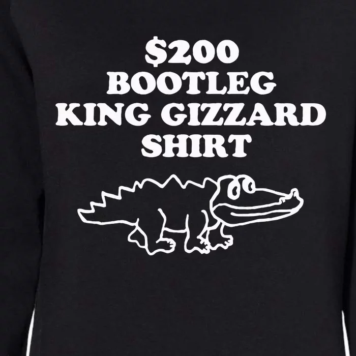 Bootleg King Gizzard Womens California Wash Sweatshirt