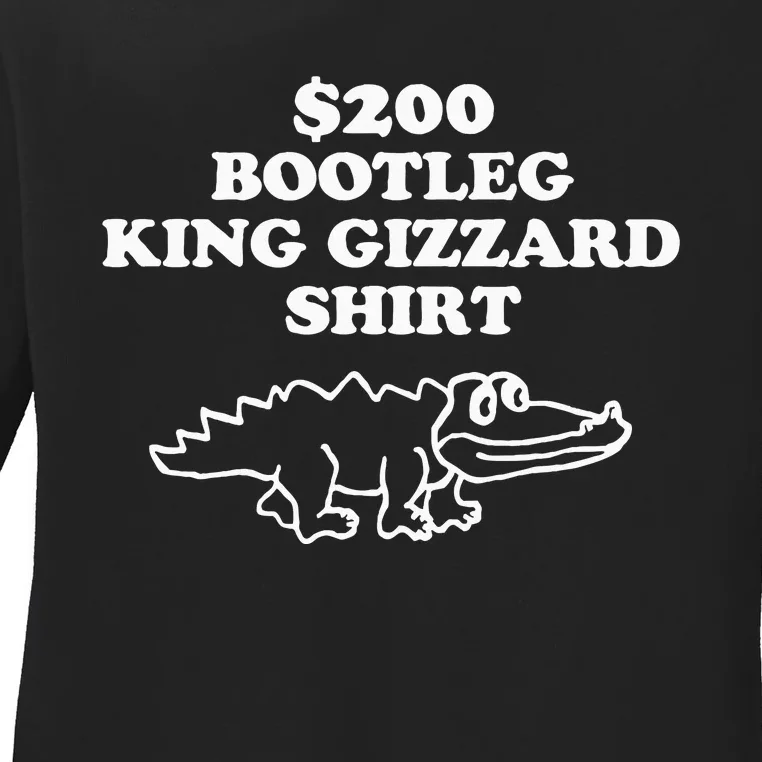 Bootleg King Gizzard Ladies Long Sleeve Shirt