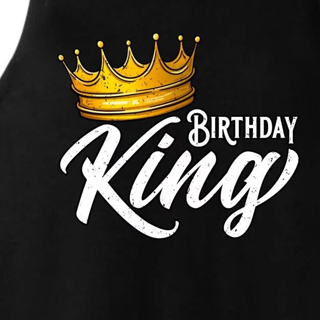 Birthday King Gift For Mens Birthday Birthday Ladies Tri-Blend Wicking Tank