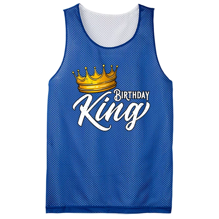 Birthday King Gift For Mens Birthday Birthday Mesh Reversible Basketball Jersey Tank