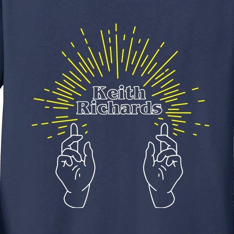 By Keith Guitarist Happy Kids Long Sleeve Shirt