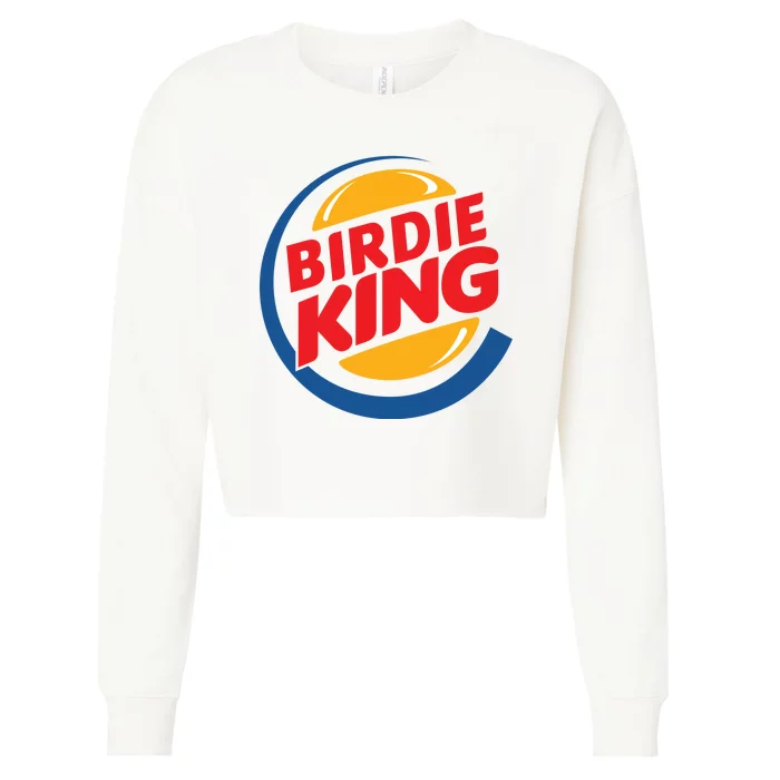 Birdie King Golf Cropped Pullover Crew