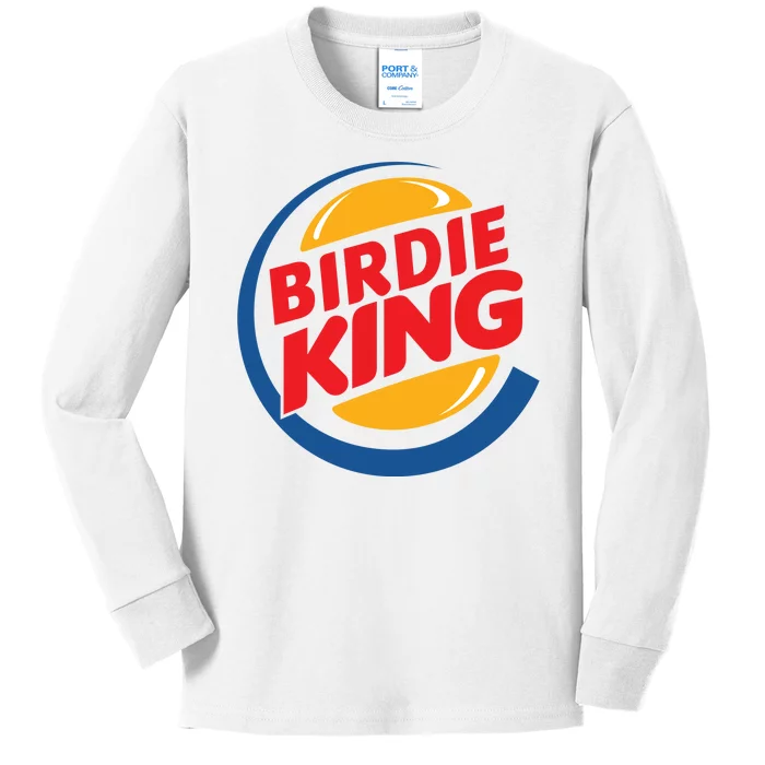 Birdie King Golf Kids Long Sleeve Shirt