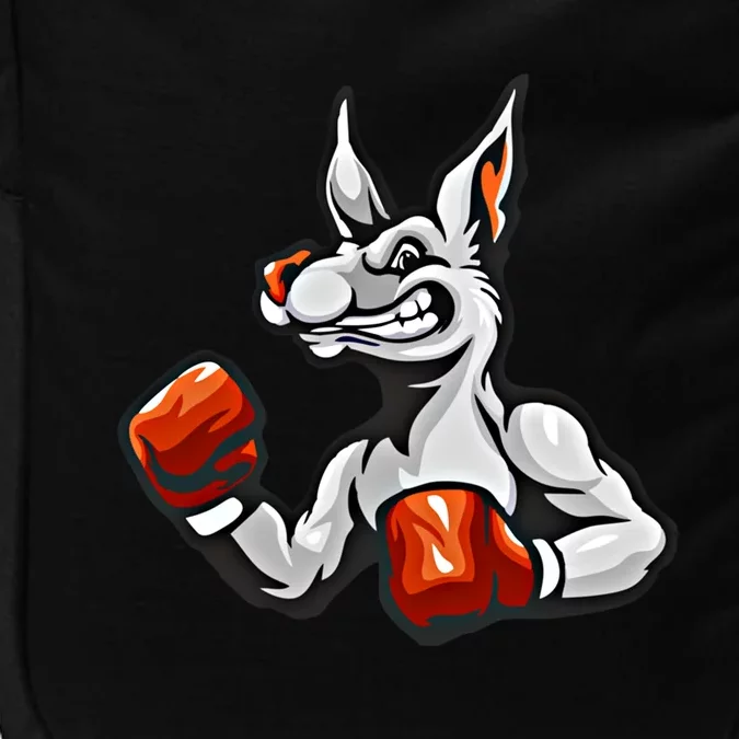 Boxing Kangaroo Humor Sports Boxer Gift Impact Tech Backpack