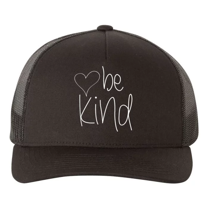 Be Kind Heart Love Blessed Grateful Yupoong Adult 5-Panel Trucker Hat