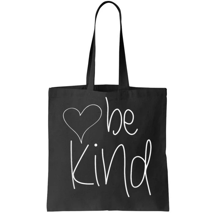 Be Kind Heart Love Blessed Grateful Tote Bag