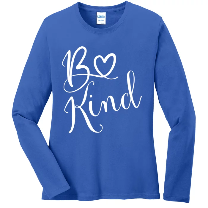 Be Kind Hand Lettered Kindness Is All That Matters Gift Ladies Long Sleeve Shirt