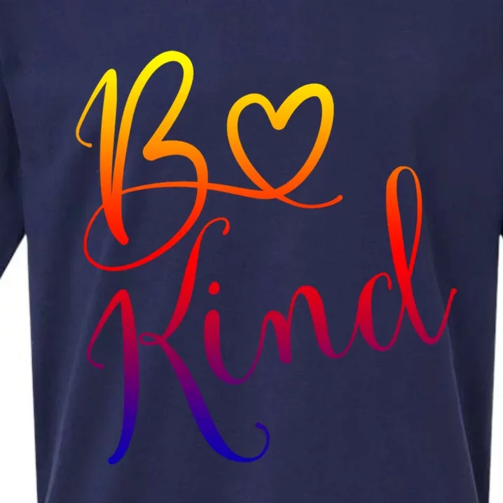 Be Kind Hand Lettered Kindness Is All That Matters Gift Sueded Cloud Jersey T-Shirt