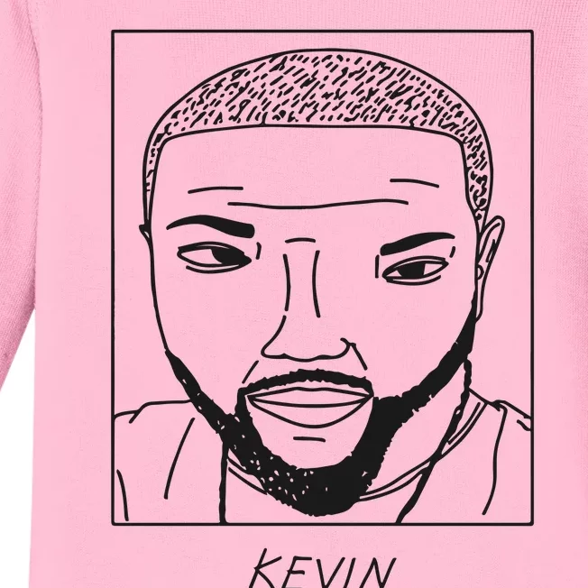 BadlyDrawnCelebsShop Kevin Hart Baby Long Sleeve Bodysuit