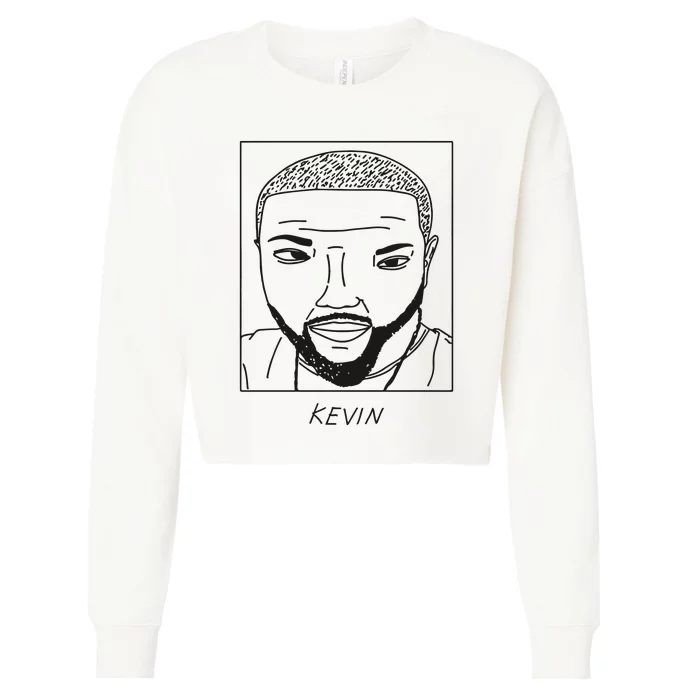 BadlyDrawnCelebsShop Kevin Hart Cropped Pullover Crew