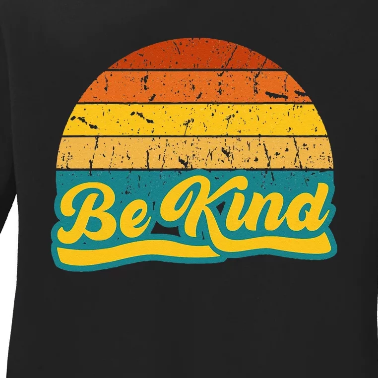 Be Kind Inspiring Design for a Fashionable Movement Ladies Long Sleeve Shirt