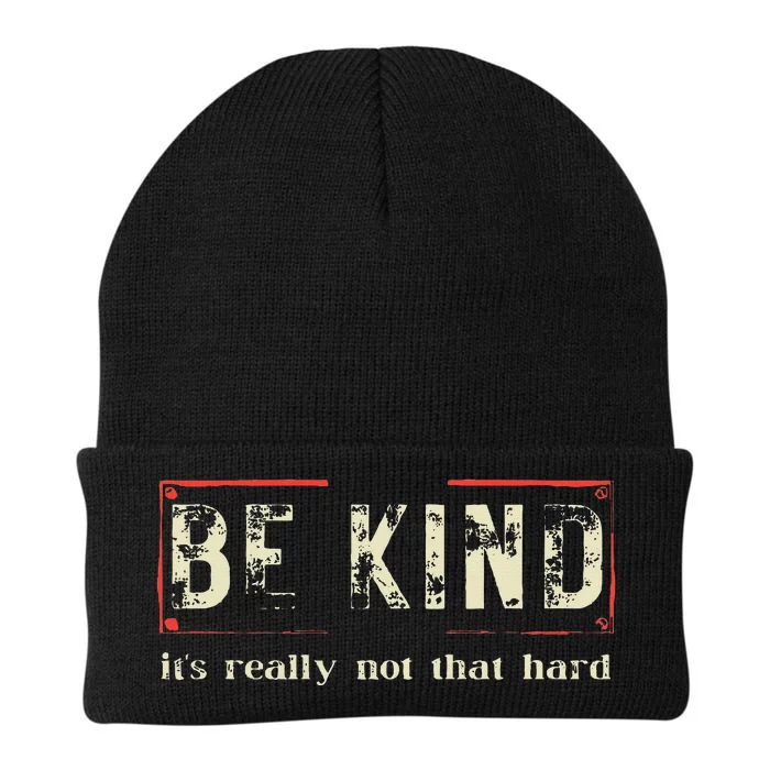 Be Kind ItS Really Not That Hard Knit Cap Winter Beanie