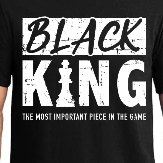 Black King Important Piece For Proud African And Afro Pride Gift Pajama Set